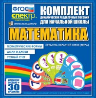 Динамические раздаточные пособия математика (веера). Устный счет, доли и дроби, геометрические формы - fgospostavki.ru - Вологда