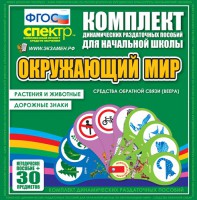 Динамические раздаточные пособия. Окружающий мир (веера). Животные и растения, дорожные знаки. - fgospostavki.ru - Вологда