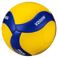 Мяч волейбольный Mikasa V200W (размер 5, синтетическая кожа, профессиональный) - fgospostavki.ru - Вологда