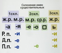 Набор магнитных карточек "Склонение имен существительных" - fgospostavki.ru - Вологда
