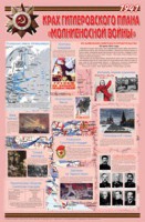 Плакат "Великая Отечественная война: Крах гитлеровского плана «молниеносной войны» " - fgospostavki.ru - Вологда