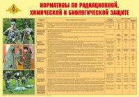 Плакат "Нормативы по радиационной, химической и биологической защите" - fgospostavki.ru - Вологда
