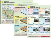 Комплект таблиц по географии "Природа России" раздаточные (цветные, ламинированные, А4, 10 штук) - fgospostavki.ru - Вологда