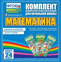 Динамические раздаточные пособия. Математика (Эластичные элементы). Единицы измерения, доли и дроби. - fgospostavki.ru - Вологда