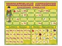 Комплект оборудования "Английский алфавит" с комплектом тематических магнитов - fgospostavki.ru - Вологда