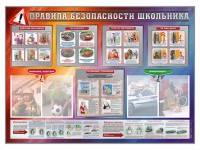 Стенд-уголок "Правила безопасности школьника" - fgospostavki.ru - Вологда