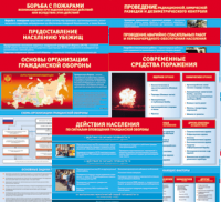 Комплект таблиц "Основы гражданской обороны (МЧС РФ)" 13 штук. - fgospostavki.ru - Вологда