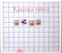 Магнитно-маркерная доска "Клетка" (86 см х 75 см) - fgospostavki.ru - Вологда