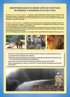Комплект плакатов "Добровольная пожарная дружина" - fgospostavki.ru - Вологда