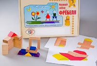 Игровой набор Фребеля "Конструктор деревянный без соединений-2" (Серия "Эксперимент") - fgospostavki.ru - Вологда