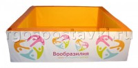 Бассейн "Вообразилия" квадратный с шелкографией - fgospostavki.ru - Вологда