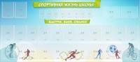 Стенд "Спортивная жизнь школы" - fgospostavki.ru - Вологда