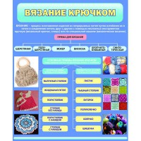 Стенд "Вязание крючком" - fgospostavki.ru - Вологда