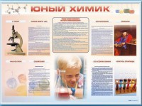 Стенд-уголок "Юный химик" - fgospostavki.ru - Вологда