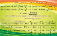 Стенд "Формулы суммы и разности" - fgospostavki.ru - Вологда