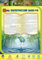Стенд "Экологический закон РФ" - fgospostavki.ru - Вологда