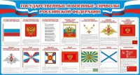 Стенд "Государственные и военные символы РФ" - fgospostavki.ru - Вологда