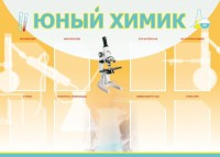 Стенд "Юный химик" Вариант 1 - fgospostavki.ru - Вологда