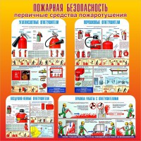 Стенд "Пожарная безопасность" Вариант 2 - fgospostavki.ru - Вологда