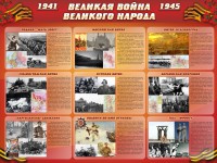 Стенд "Великая война Великого народа" Вариант 1 (9 блоков) - fgospostavki.ru - Вологда