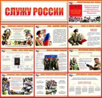 Стенд "Служу России" - fgospostavki.ru - Вологда