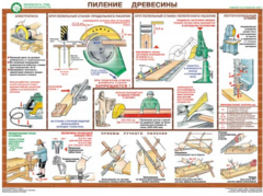 Комплект плакатов "Безопасность труда при деревообработке" - fgospostavki.ru - Вологда
