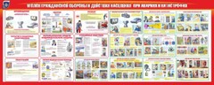 Стенд "Уголок гражданской обороны и действия населения в чрезвычайных ситуациях" - fgospostavki.ru - Вологда