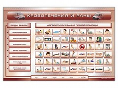 Трехсекционный базовый комплект "Травмы. Кровотечения. Ожоги" для учащихся общеобразовательных учреждений - fgospostavki.ru - Вологда
