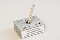 Выключатель двухполюсный (демонстрационный) - fgospostavki.ru - Вологда