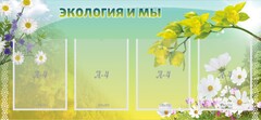 Стенд "Экология и мы" - fgospostavki.ru - Вологда