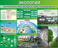 Стенд "Экология. Антропогенное воздействие на биосферу" - fgospostavki.ru - Вологда