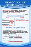 Стенд "Правописание деепричастий" - fgospostavki.ru - Вологда