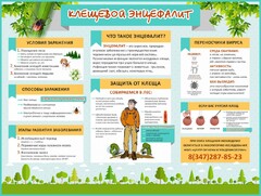 Стенд "Клещевой энцефалит" - fgospostavki.ru - Вологда