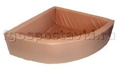 Сухой бассейн угловой полукруглый (без рисунка) - fgospostavki.ru - Вологда