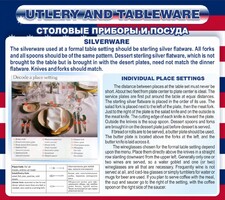 Стенд "Столовые приборы и посуда" - fgospostavki.ru - Вологда
