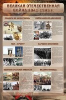 Стенд "Великая отечественная война (события)" - fgospostavki.ru - Вологда