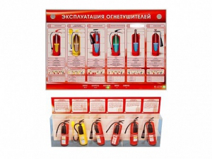 Электрифицированный стенд-тренажер "Эксплуатация огнетушителей" с разрезными агрегатами - fgospostavki.ru - Вологда