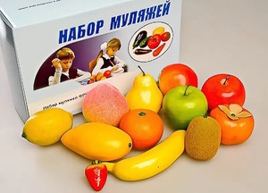 Набор муляжей фруктов - fgospostavki.ru - Вологда