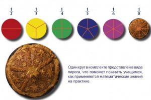 Учебно-игровой комплекс на магнитах "Доли круга" - fgospostavki.ru - Вологда