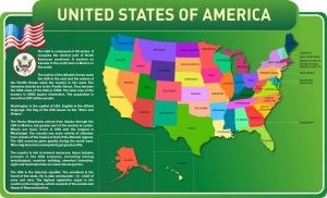 Стенд "United States Of America" - fgospostavki.ru - Вологда