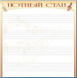 Доска магнитно-маркерная "Нотный стан" - fgospostavki.ru - Вологда