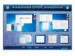 Интерактивный электрифицированный светодинамический стенд "Рабочий стол Windows, начало работы" - fgospostavki.ru - Вологда