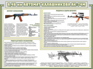 Стенд "Автомат Калашникова" - fgospostavki.ru - Вологда