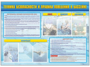 Стенд-уголок "Техника безопасности и правила поведения в бассейне" - fgospostavki.ru - Вологда