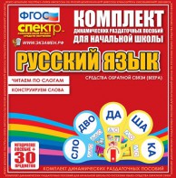 Динамические раздаточные пособия. Русский язык (веера). Читаем по слогам (слоги из двух букв). Конструируем слова (слоги из двух и трех букв). - fgospostavki.ru - Вологда