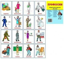 Раздаточные карточки "Профессии" - fgospostavki.ru - Вологда