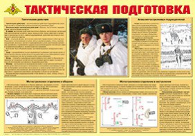 Плакат "Тактическая подготовка" - fgospostavki.ru - Вологда