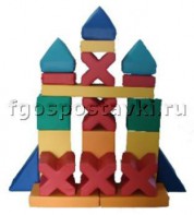 Мягкий модуль-конструктор "Башня" (21 элемент) - fgospostavki.ru - Вологда