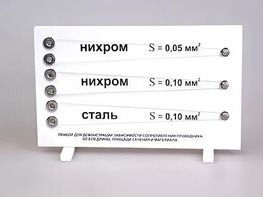 Прибор для демонстрации зависимости сопротивления проводника от его длины, сечения и материала - fgospostavki.ru - Вологда