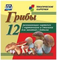 Тематические карточки "Грибы" - fgospostavki.ru - Вологда